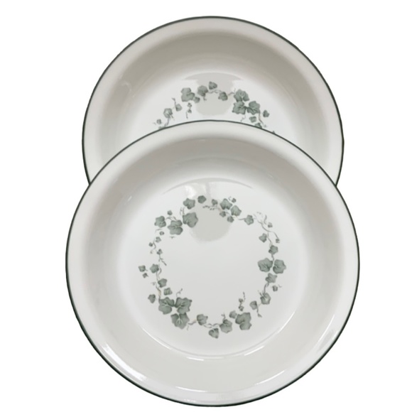 Corelle Kitchen Vintage Rare Corelle Callaway Ivy Inch Pie Plates Set Of 2 Euc Poshmark